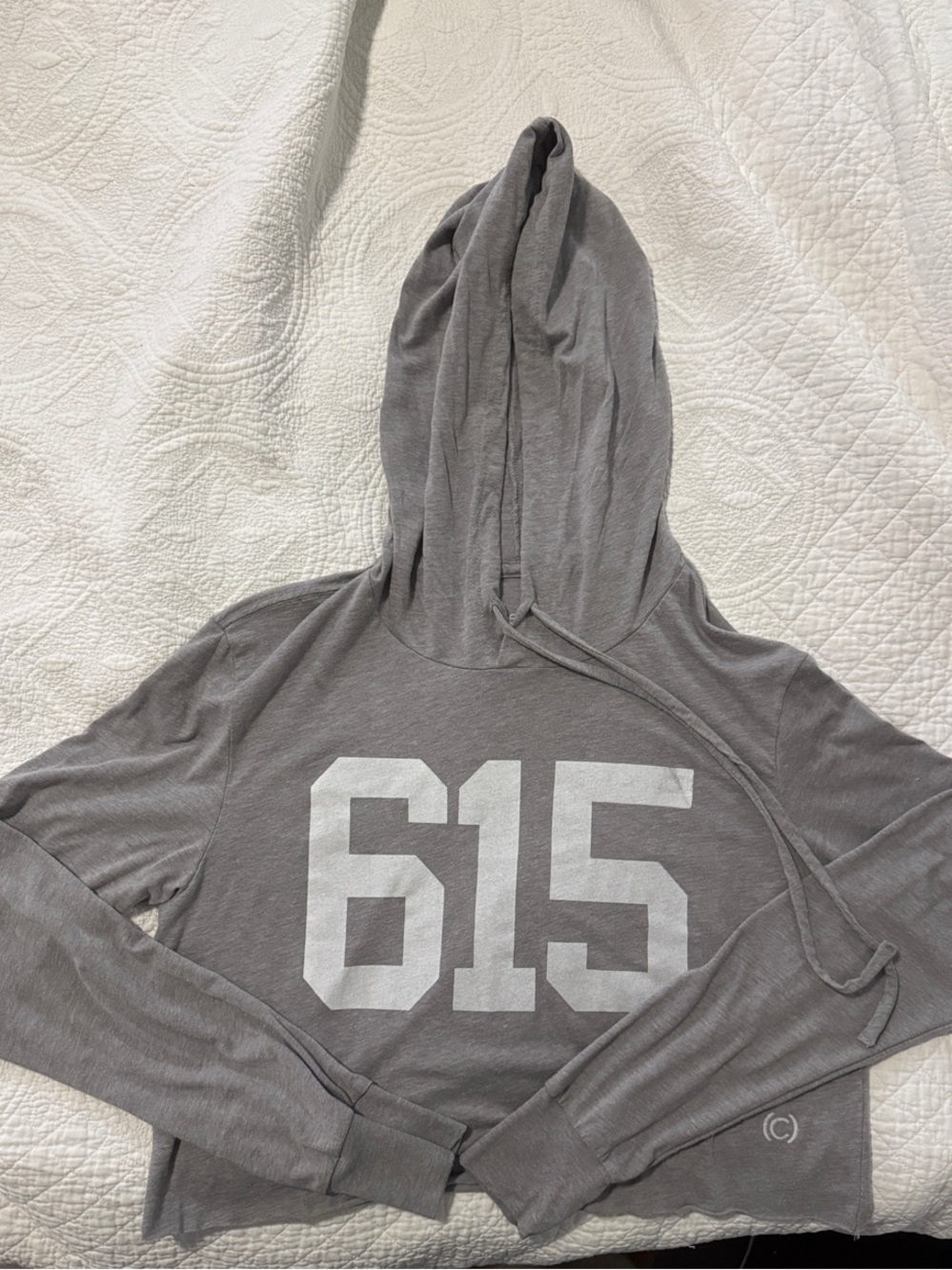 615 Nashville Lightweight Hoodie Crop